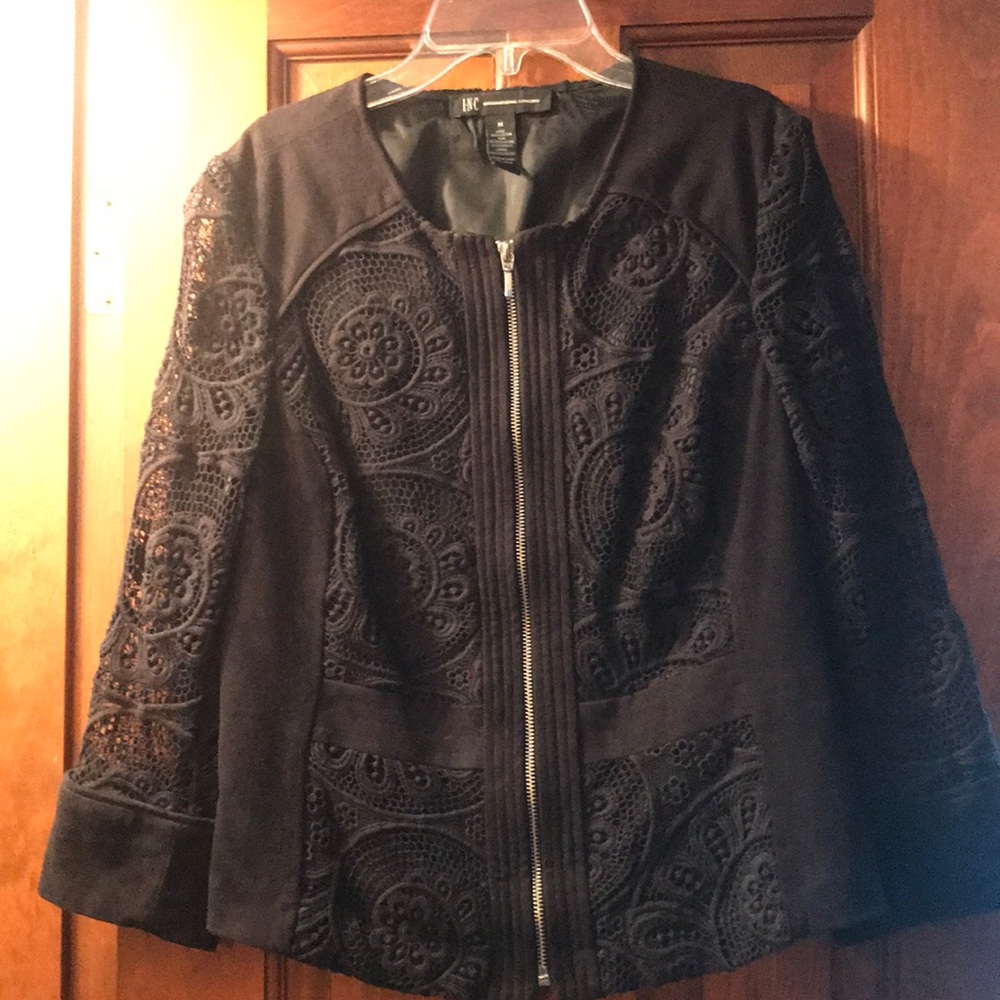 Black /suede jacket/ shirt